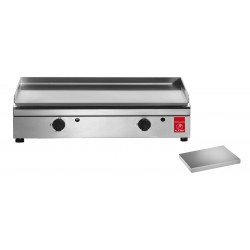 Plancha Inox Alfa 600 Lisse + Couvercle amovible - PLANET