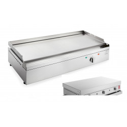 Plancha Inox Chef 80 ELEC Lisse + Couvercle - PLANET